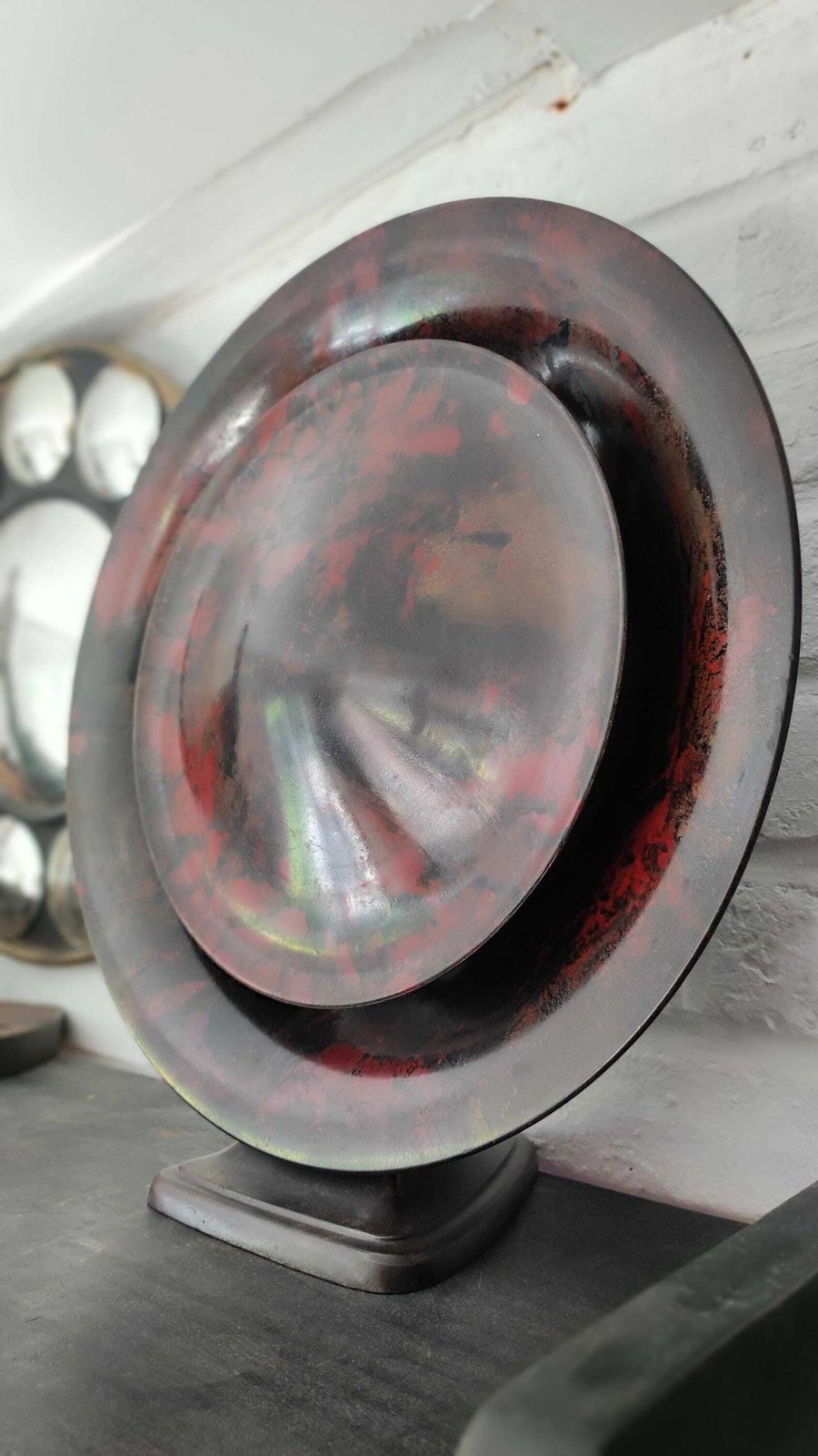 Haut-parleur en Bakélite noire et rouge Louis Kalff pour Philips, années 1930 photo vinterior