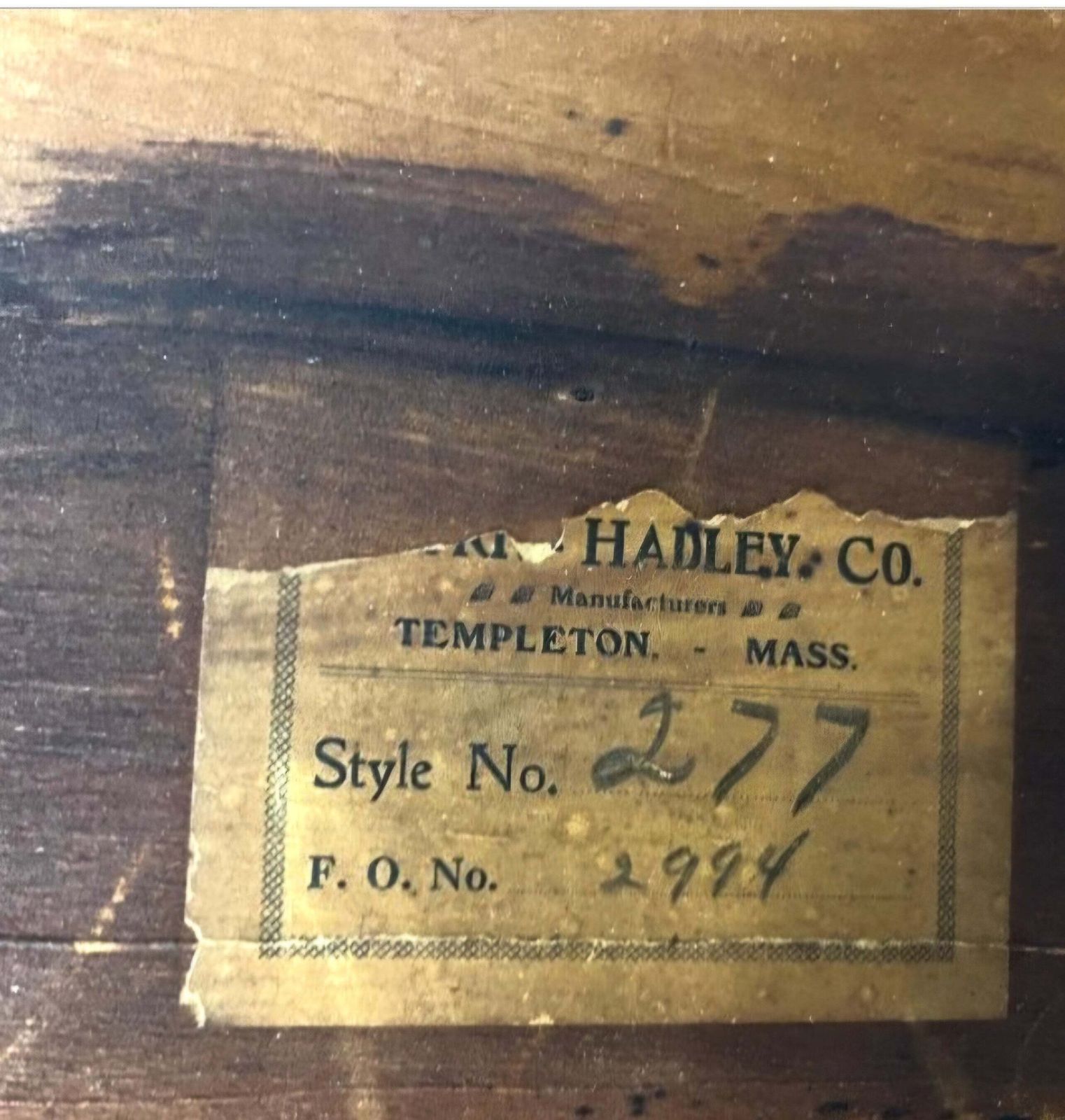 Early 20th Century Oak Arts And Crafts Desk By Bourn   Hadley USA / 1920s / USA / Stickley Brothers photo Furniture