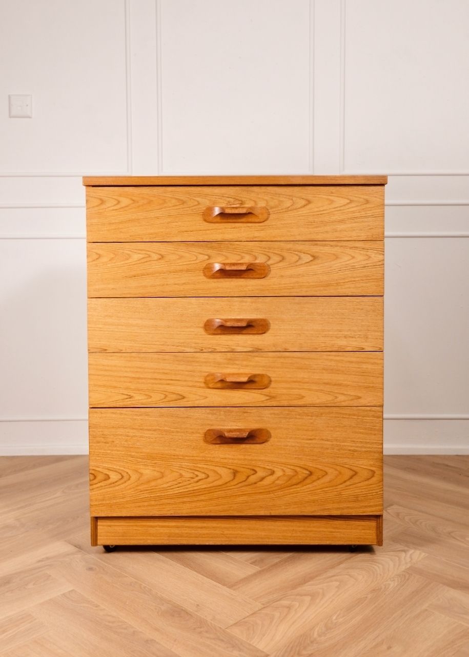 Austinsuite Teak Tallboy Chest Of Drawers photo furniture