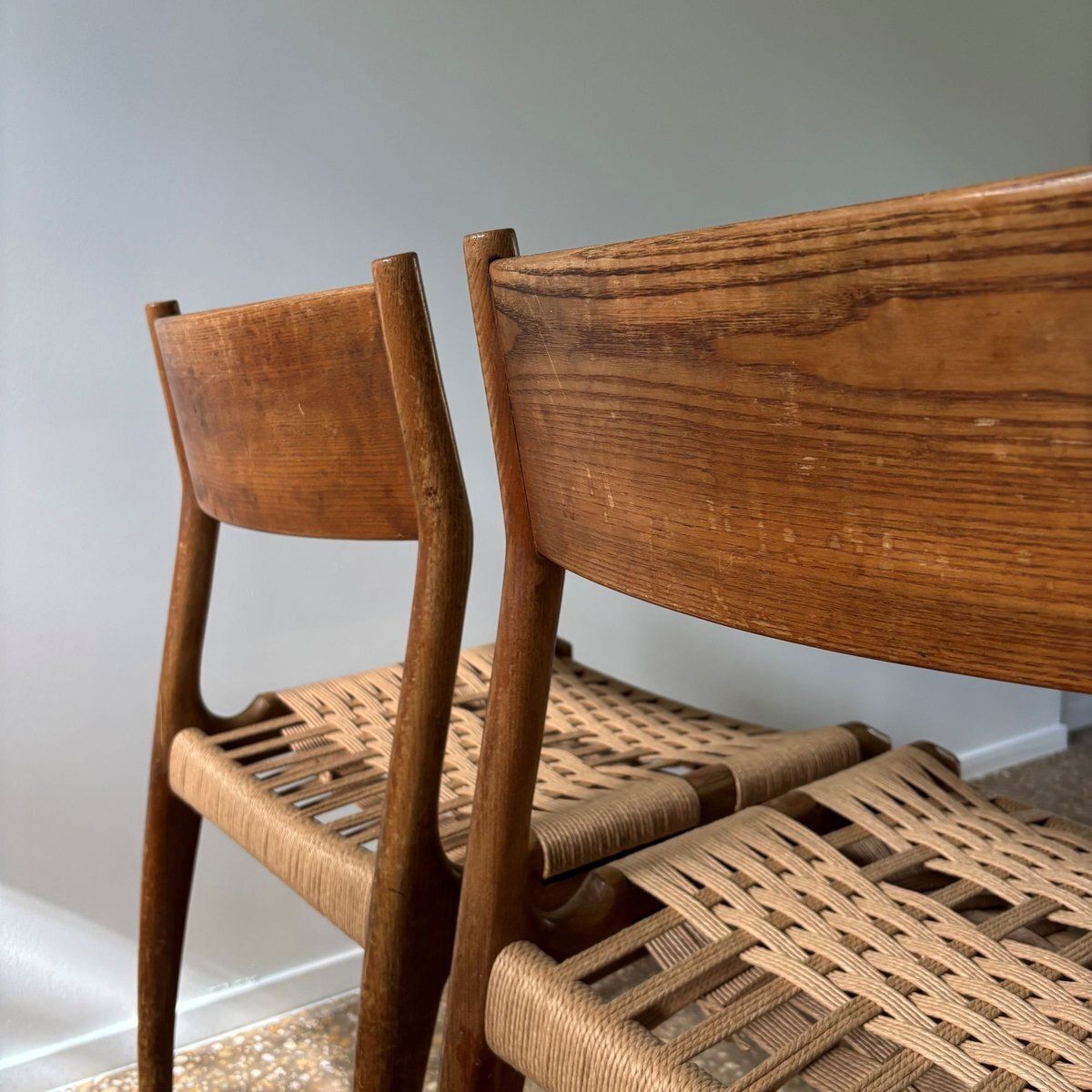 Mid Century Modern Dining Chairs, Italy, 1950s, Set Of 3 photo vinterior