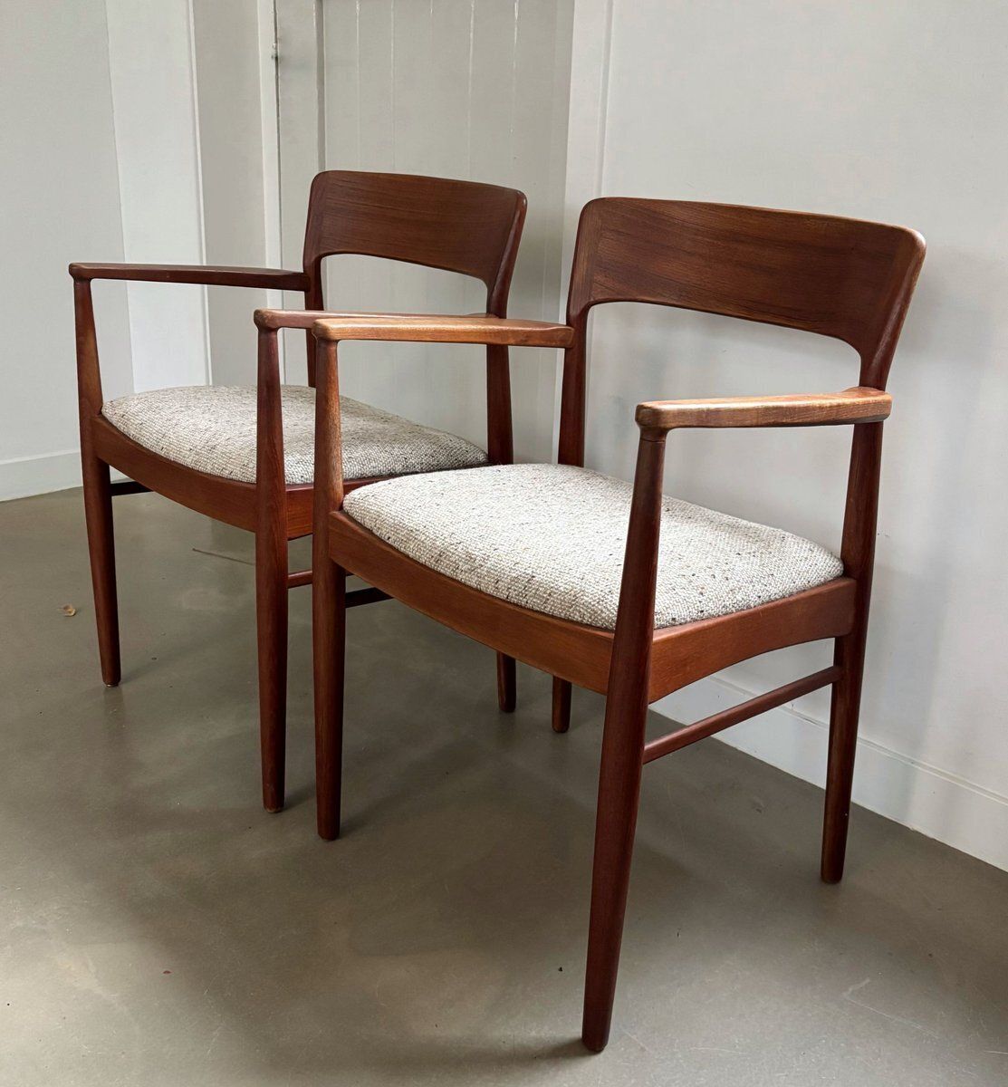 Armchairs By Henning Kjaernulf For Ks Mobler, Denmark, 1960s, Set Of 2 photo 1083.0