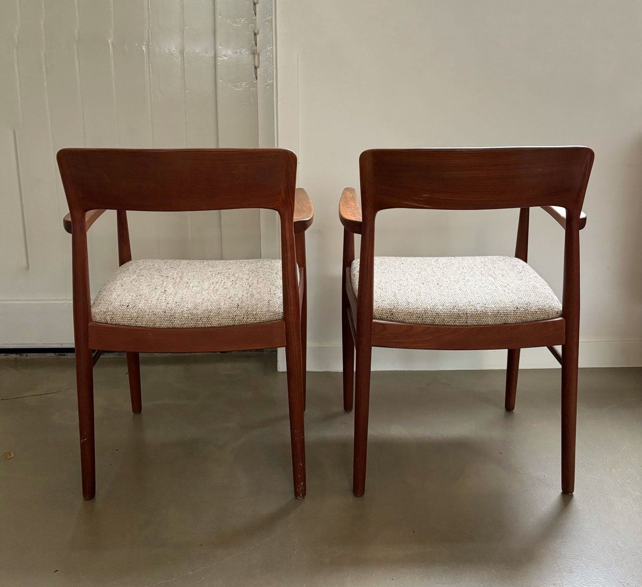 Armchairs By Henning Kjaernulf For Ks Mobler, Denmark, 1960s, Set Of 2 photo vintage