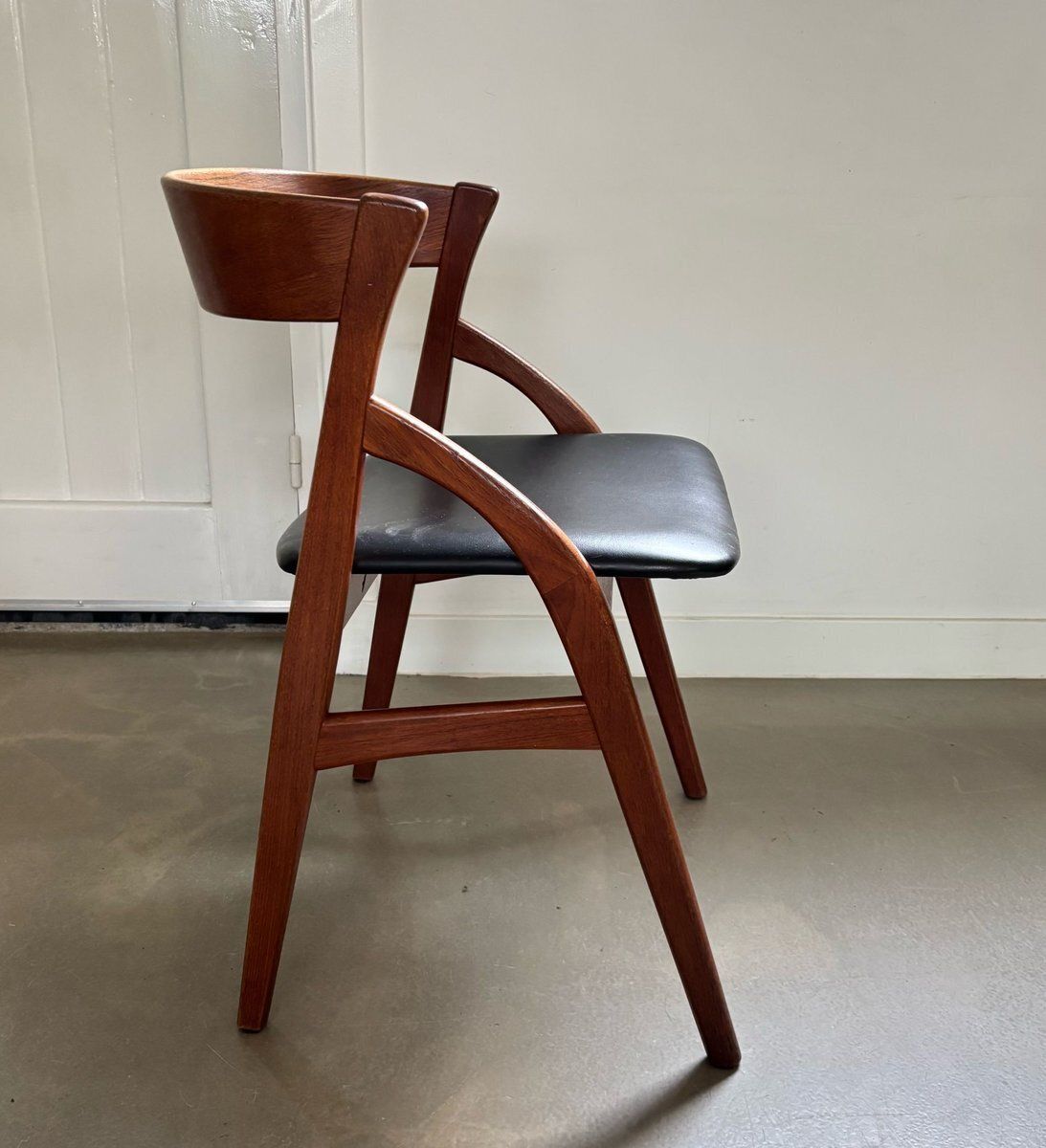 Teak Dining Chair From Dyrlund A/S Smith Furniture, Denmark, 1960s photo vinterior