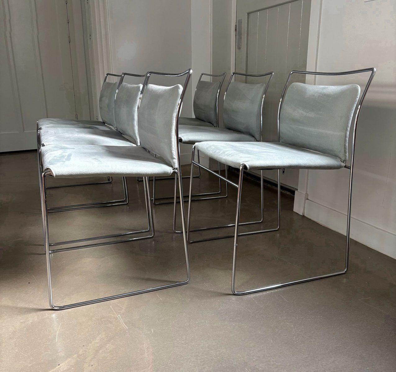 Tulu Chairs By Kazuhide Takahama For Gavina, Italy, 1970s, Set Of 6 photo furniture