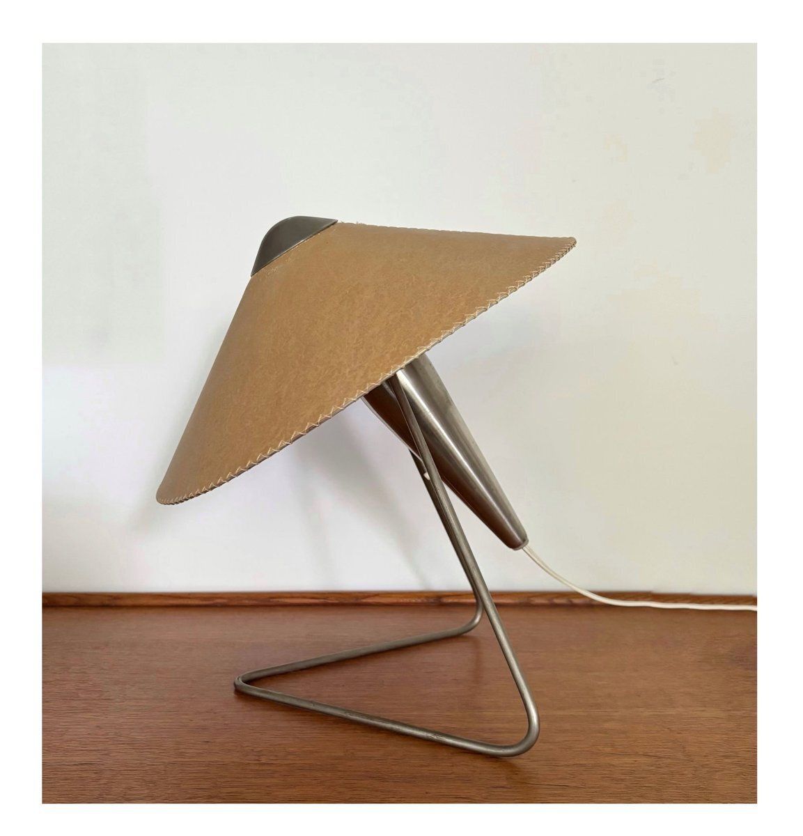 Czech Modernist Table Or Wall Lamp By Helena Frantova For Okolo, 1950s photo Lighting
