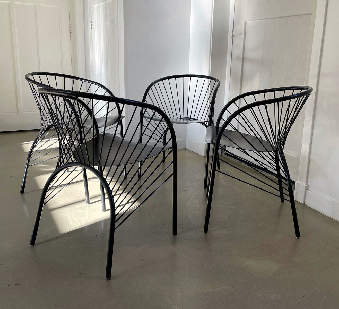 Lizzie Chairs By Regis Protiere For Paolo Pallucco, 1980s, Set Of 4 photo furniture