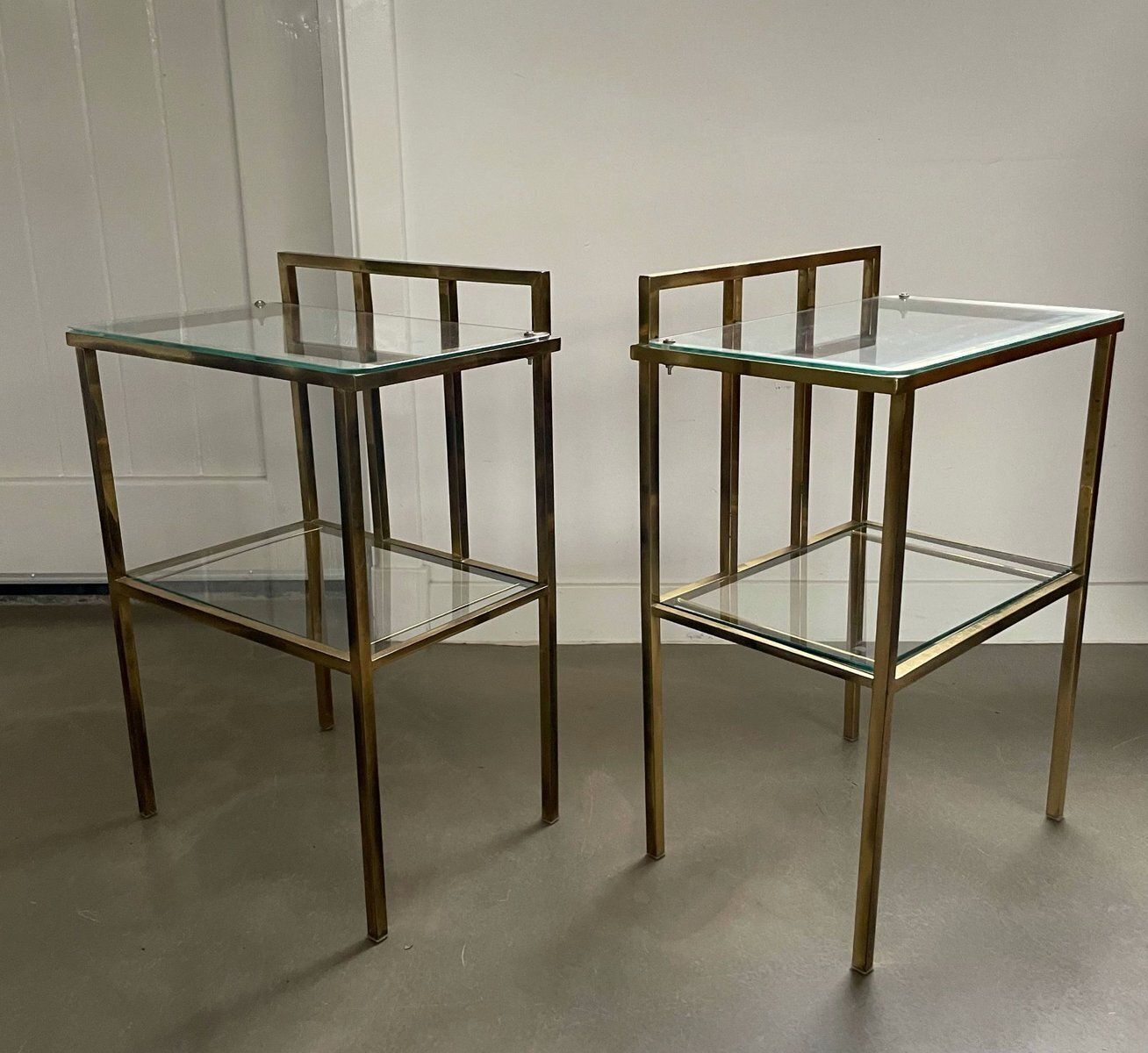 Mid Century Side Tables Attributed To Marc Duplantier, France, 1960s, Set Of 2 photo Furniture