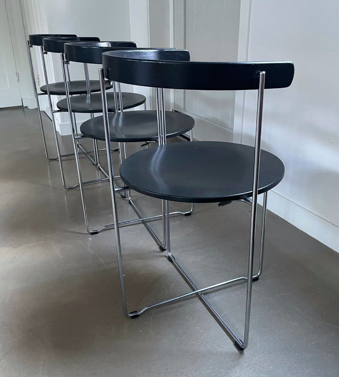 Foldable Chairs Soley By Valdimar Harðarson For Kusch & Co, 1980s, Set Of 4 photo 1386.0