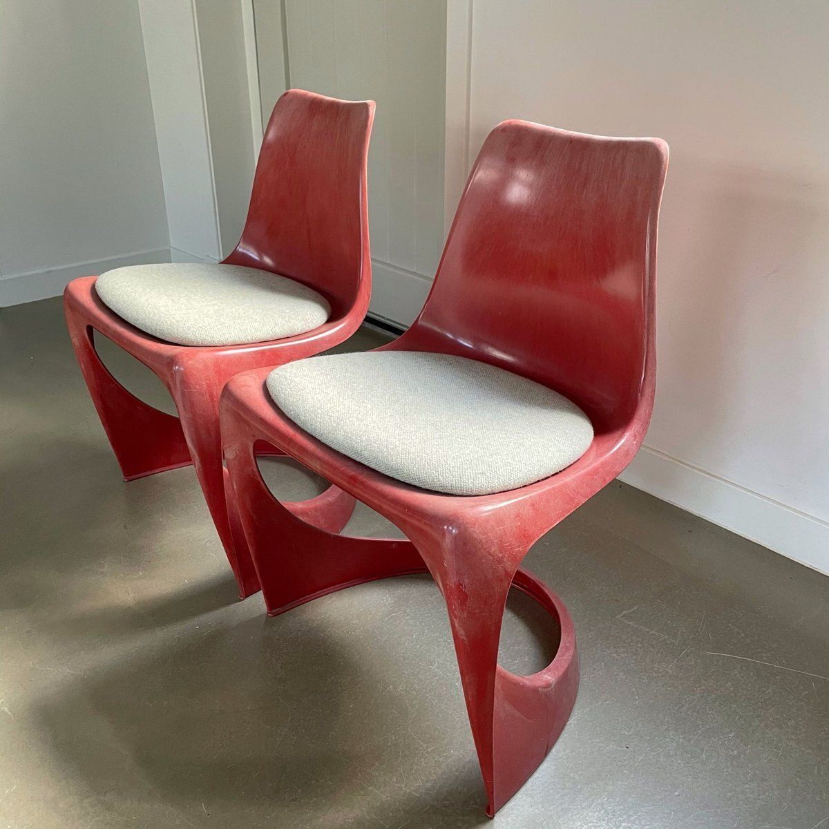 Set Of Vintage Design Chairs By Steen Ostergaard For Cado, 1971 photo for sale