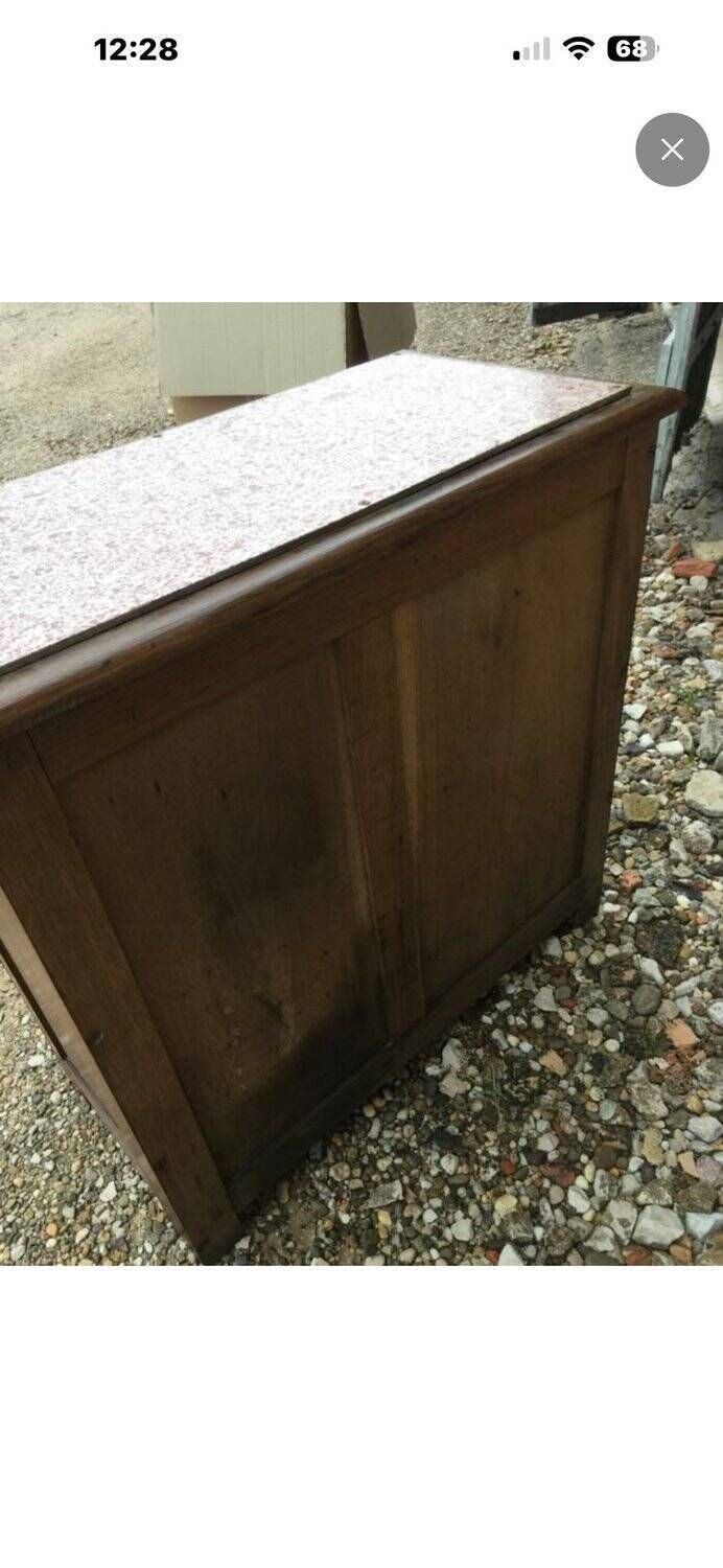 Mado Buffet In Solid Oak — French Domestic Style From The 1950s photo vintage