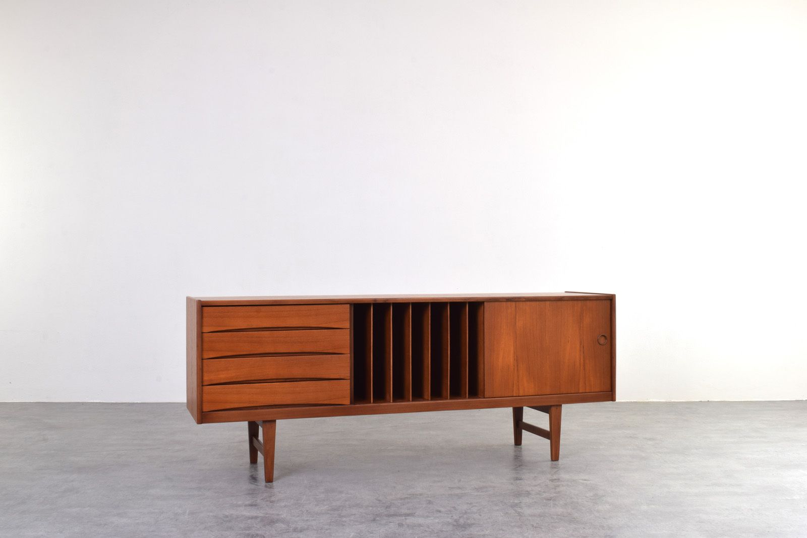 Mid Century Teak Hi Fi Sideboard Ulvö By Erik Wørts For Ikea photo for sale