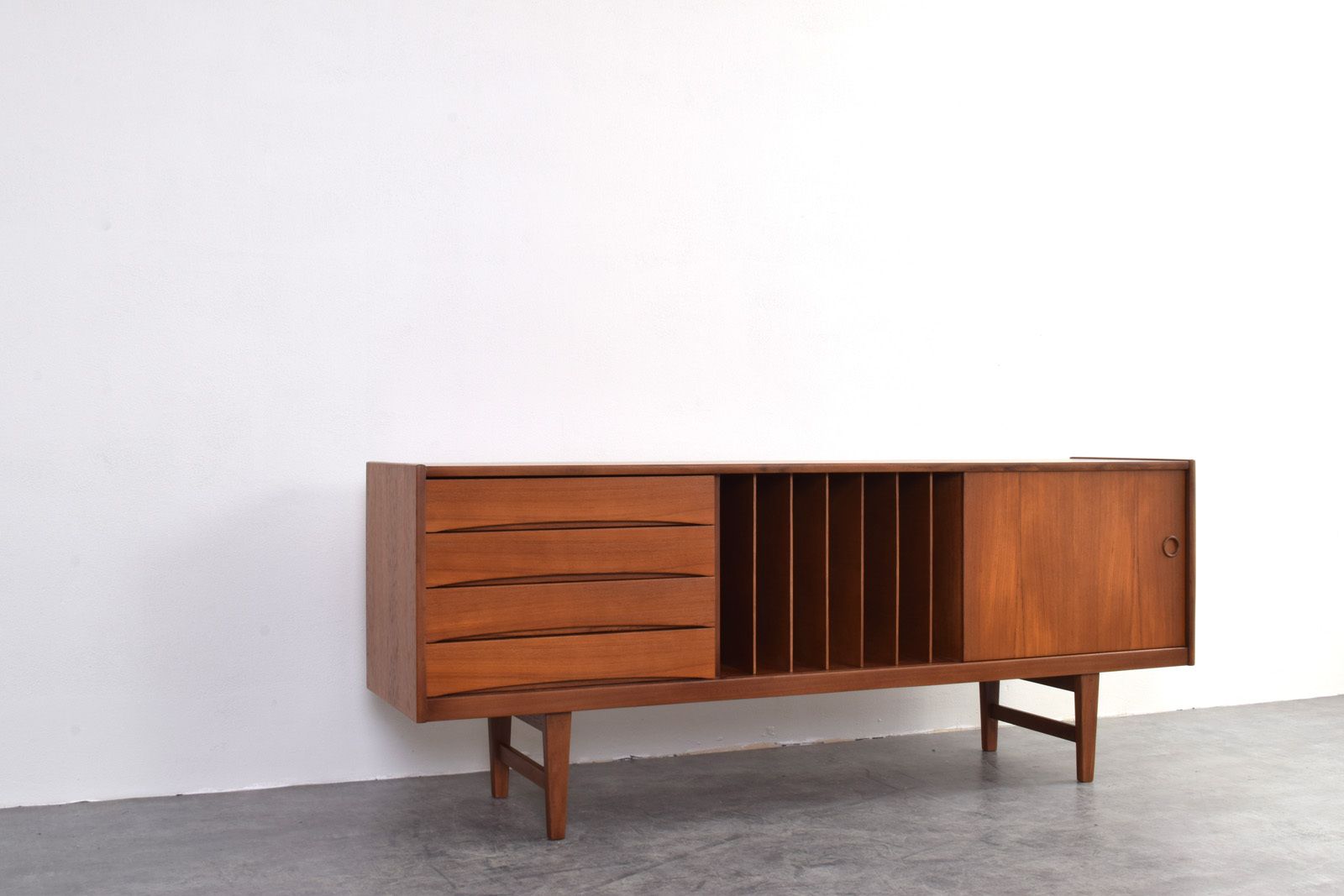 Mid Century Teak Hi Fi Sideboard Ulvö By Erik Wørts For Ikea photo vintage