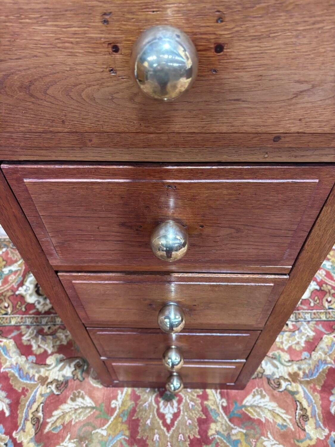 Antique Oak Chest Of Drawers   Late 19th/Early 20th Century. photo Furniture