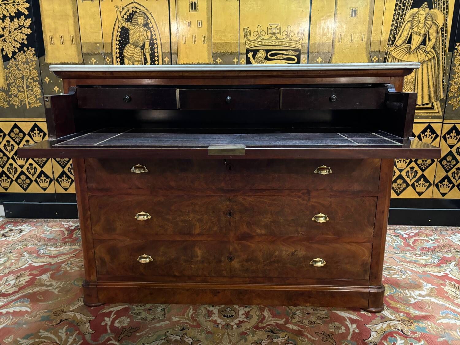 Louis Philippe Chest Of Drawers/Secretary photo for sale