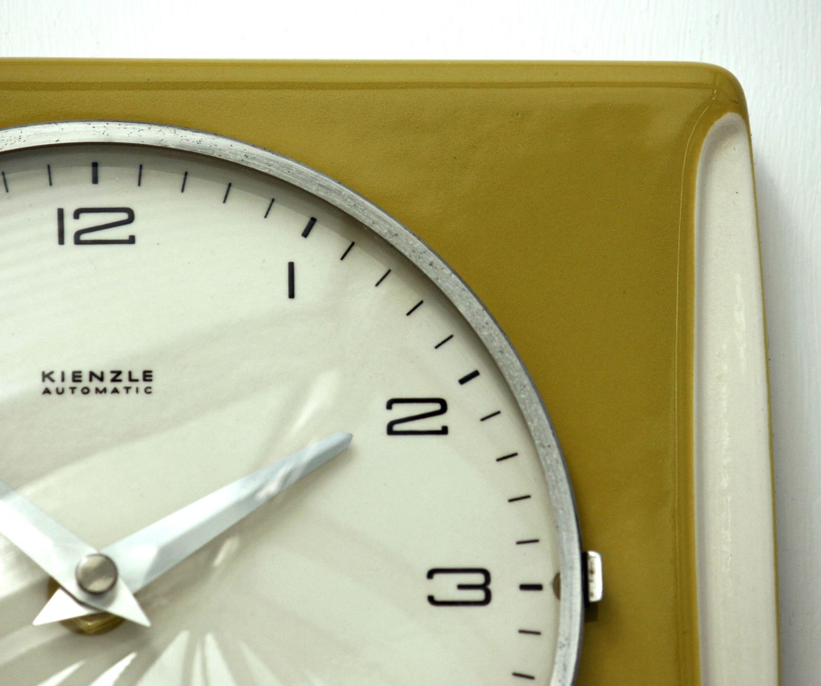 Vintage Kienzle Wall Clock   22cm Ceramic Retro Style Mid Century Style Antique Green Clock Gift Off The Wall Clocks photo for sale