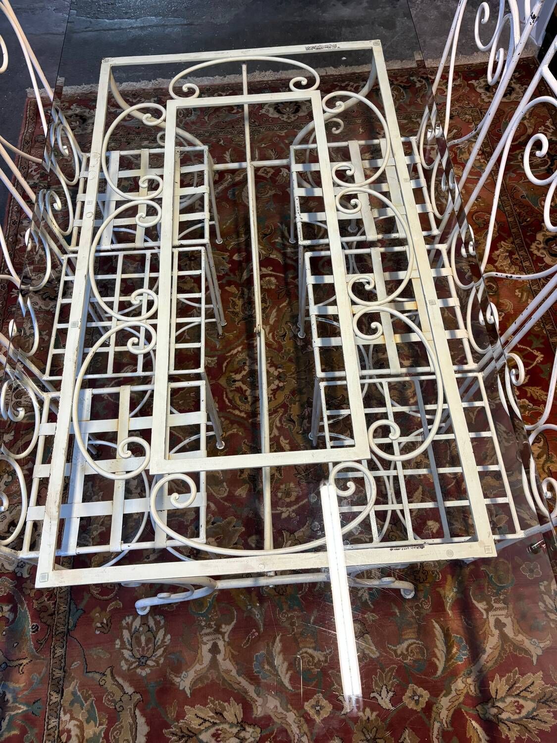 Iron And Glass Garden Furniture photo furniture