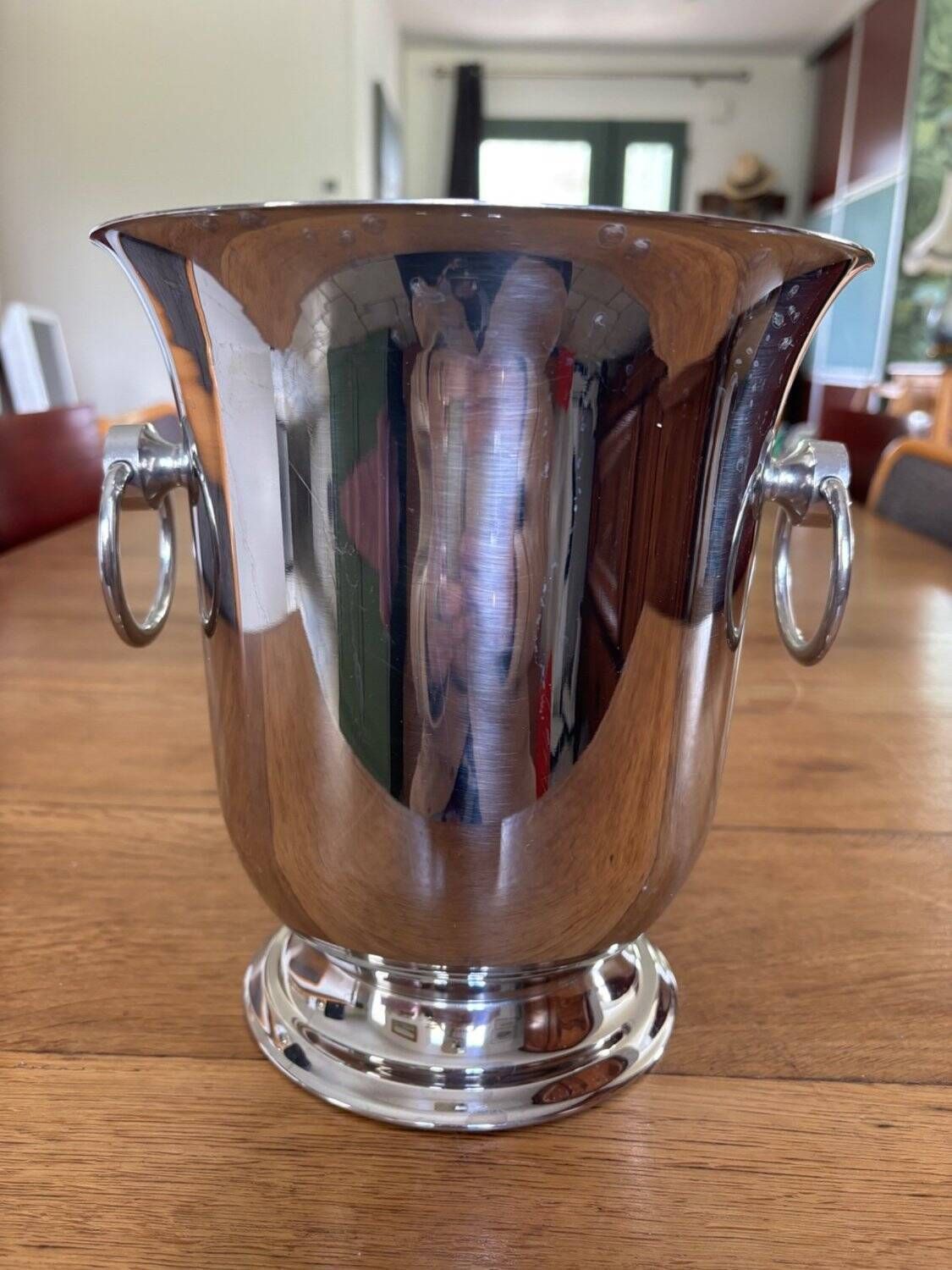 photo vinterior Champagne Bucket Guy Degrenne – Stainless Steel & Gold Plated Brass