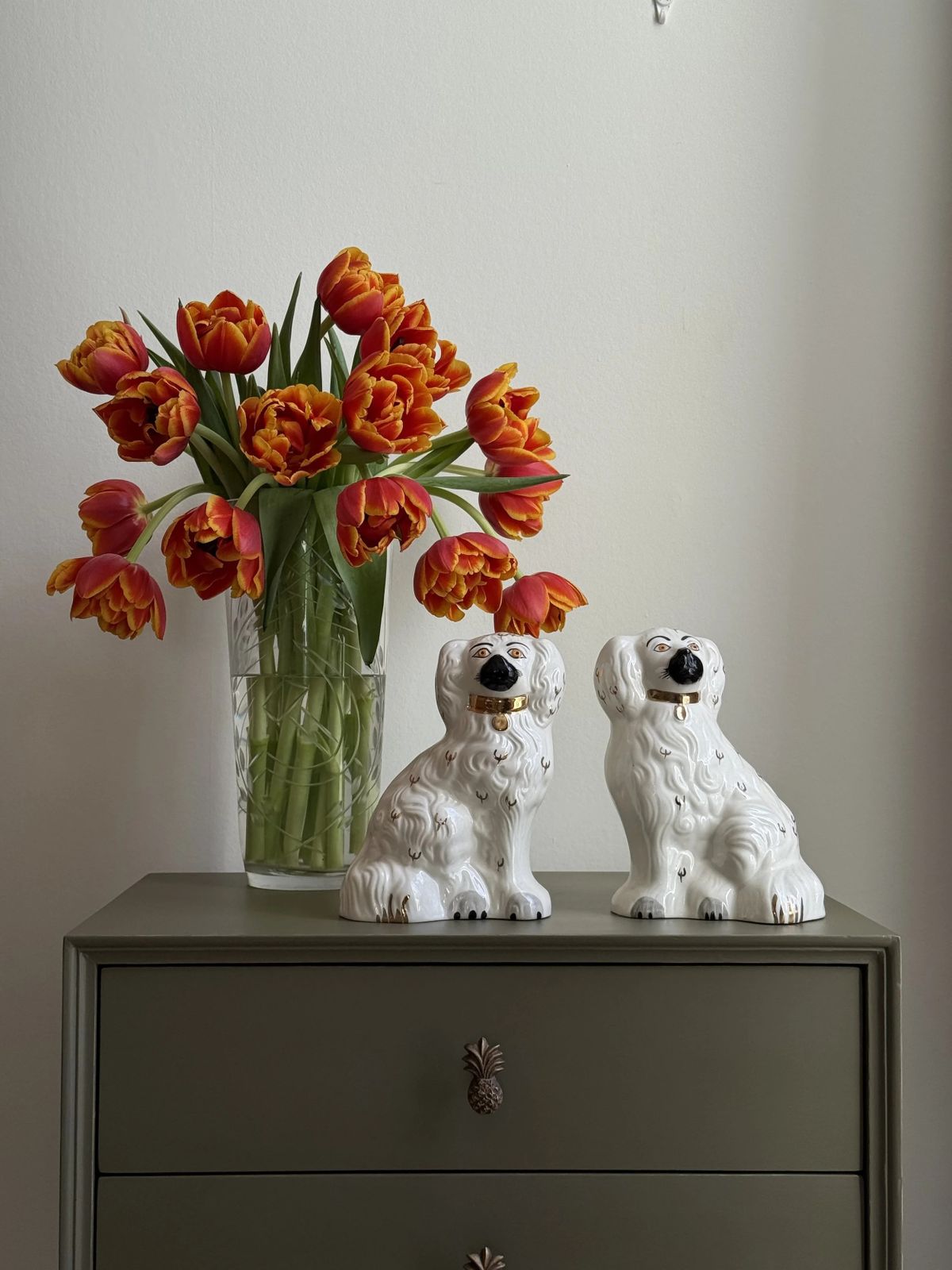 A Pair Of Beswick Dogs, 1980s