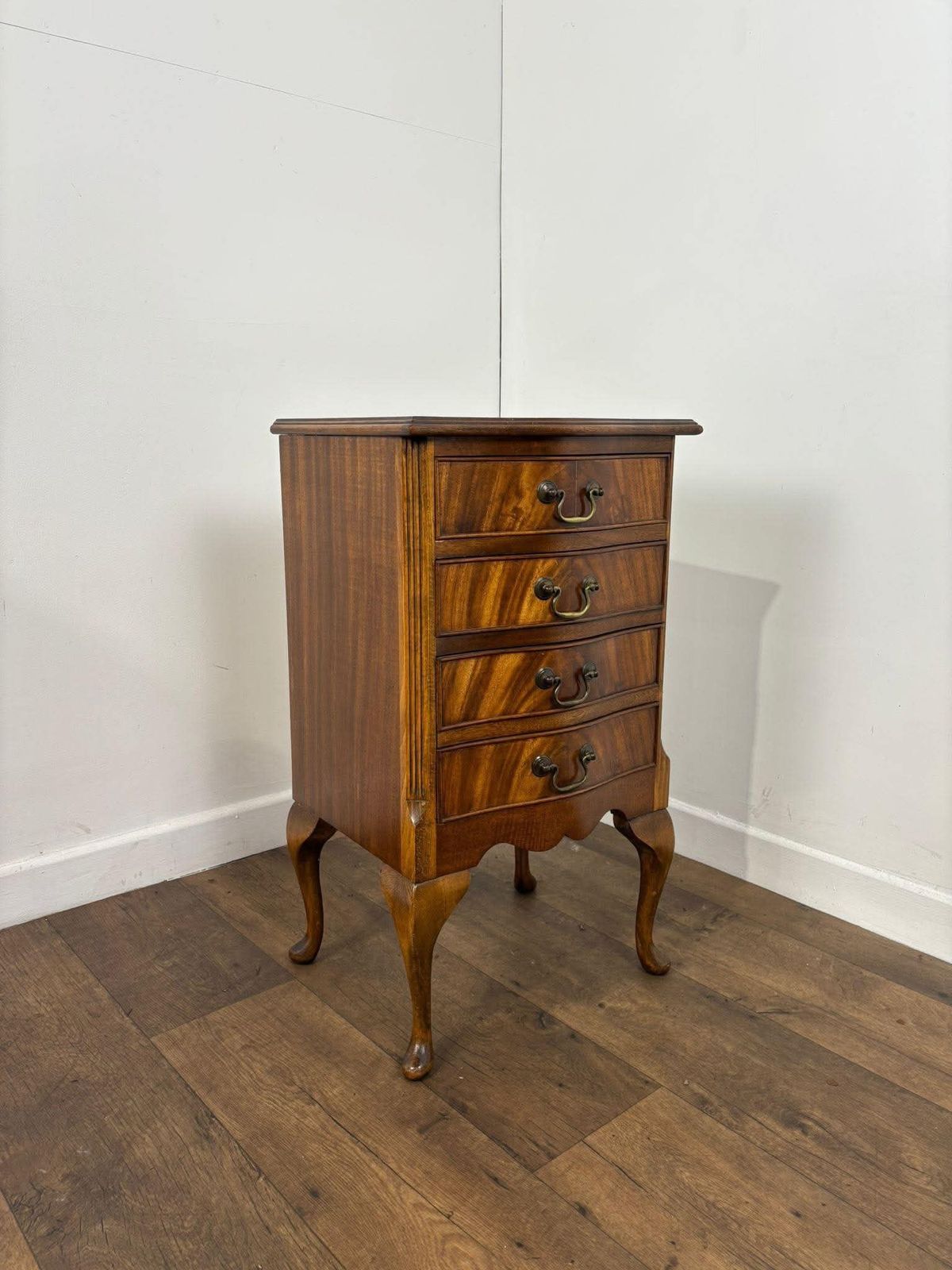 photo for sale Reproduction Serpentine Front Four Drawer Chest