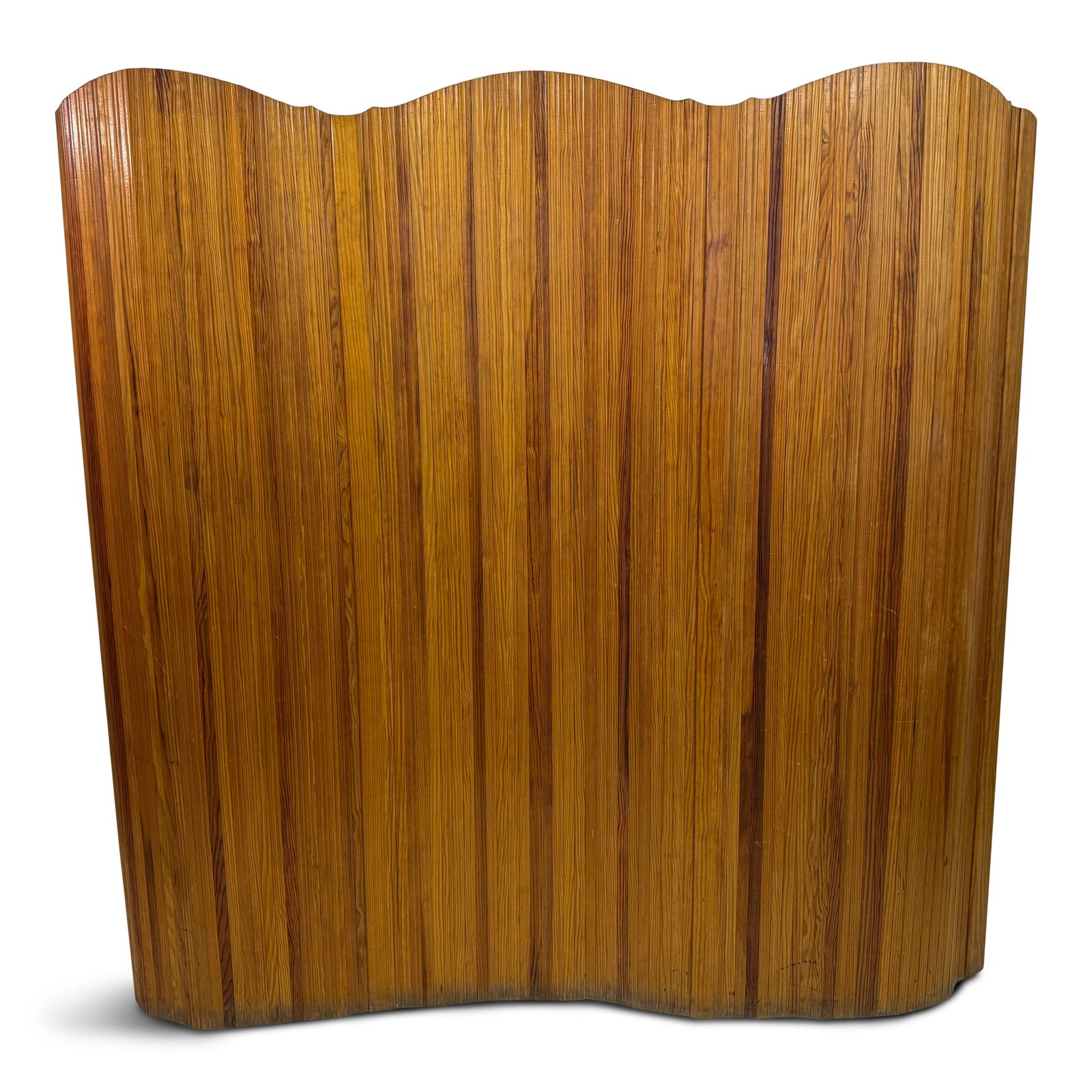 French Art Deco Pine Screen Attributed To Baumann Fils Et Cie, Melun Paris