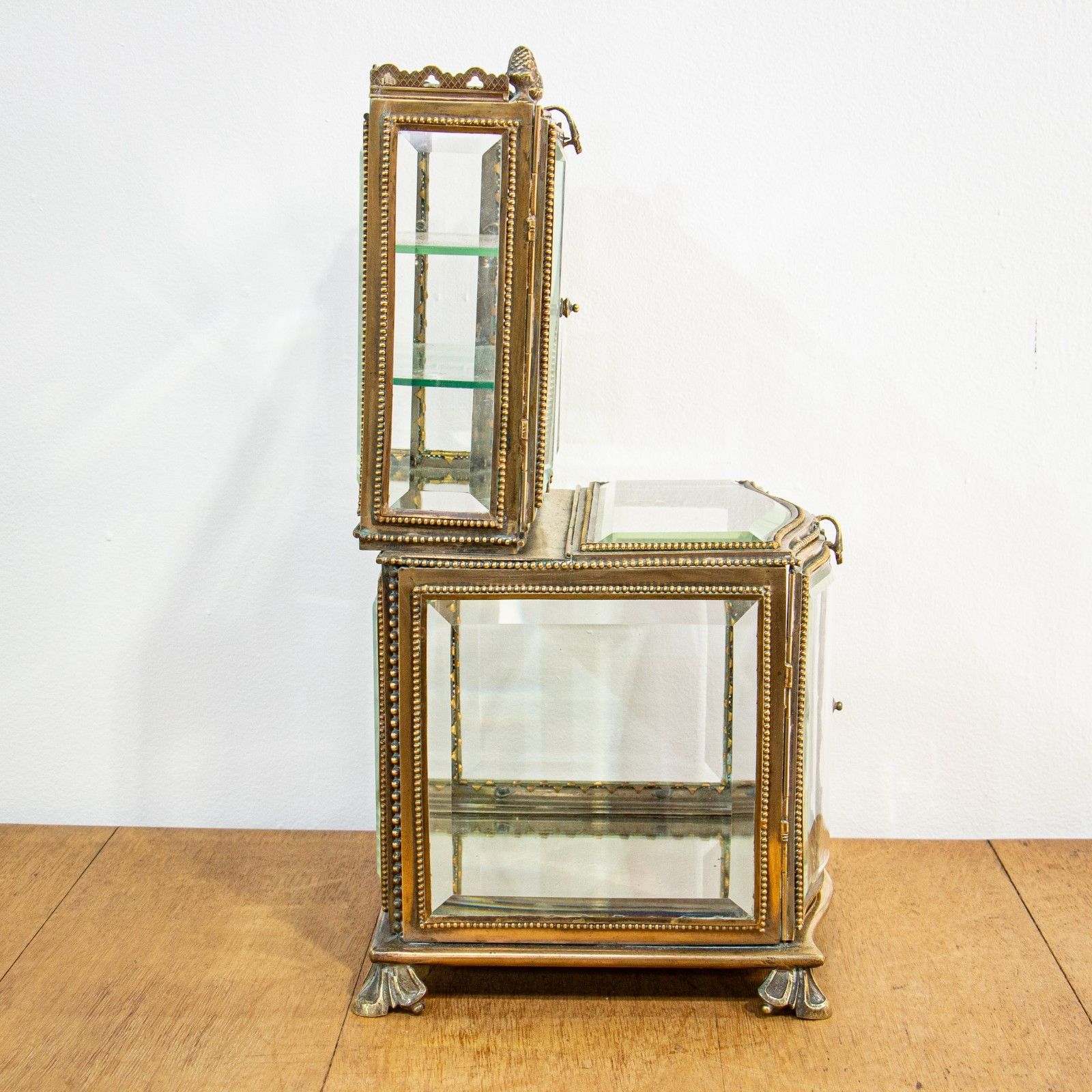 Fine Quality French 19th Century Glass Showcase Casket photo 2860.0