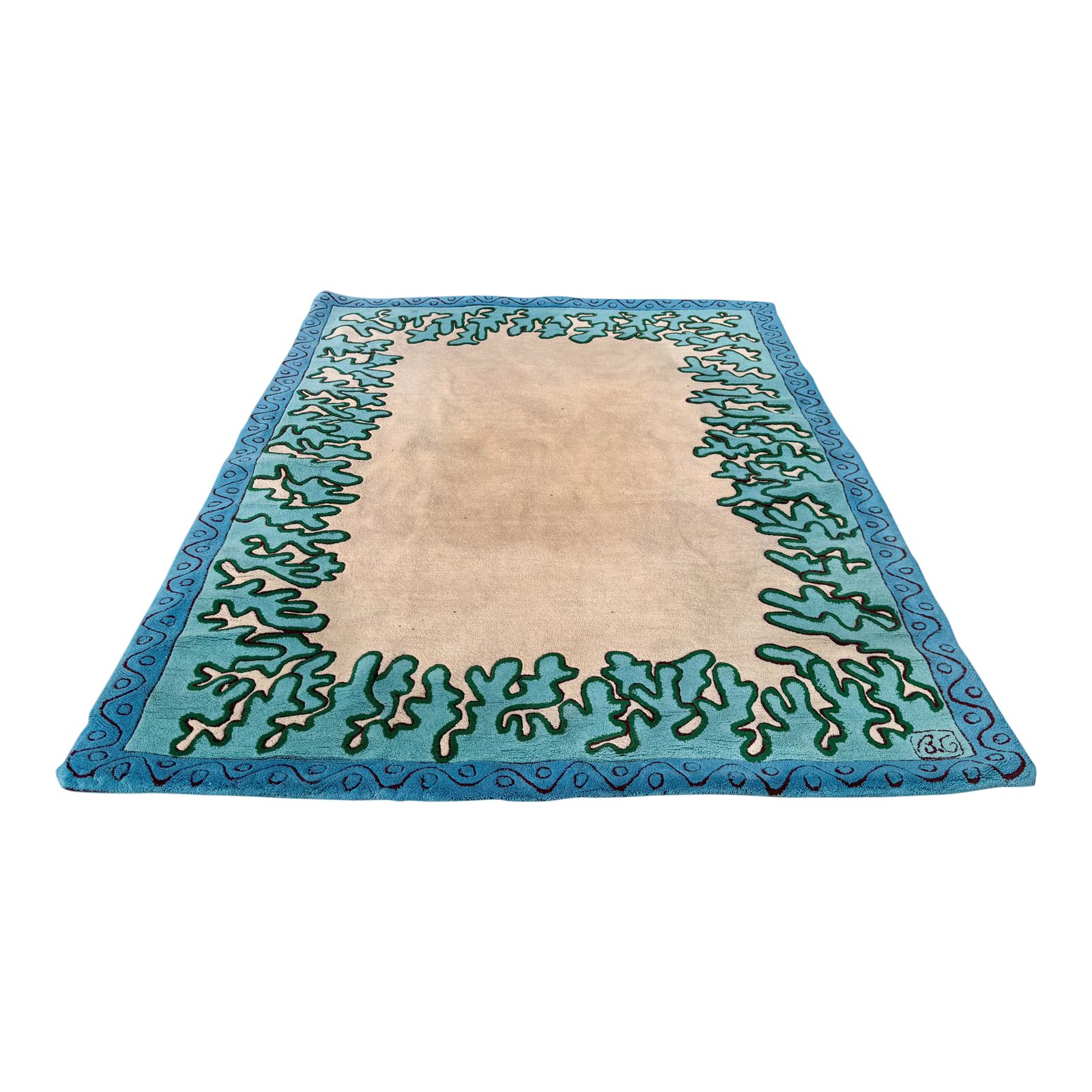 photo for sale Hand Knotted Wool Poseidon Rug By Elizabeth Garouste And Mattia Bonetti