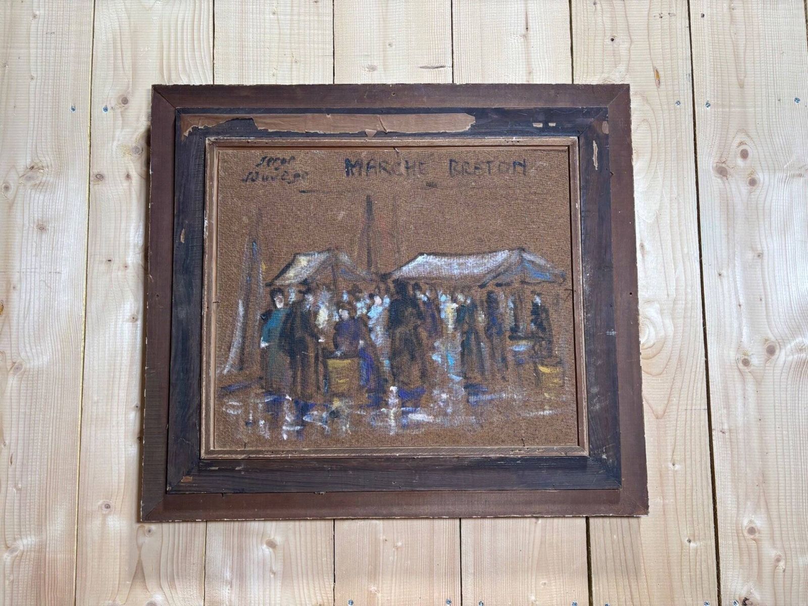 Art Oil By Serge Sauvage, Breton Market photo