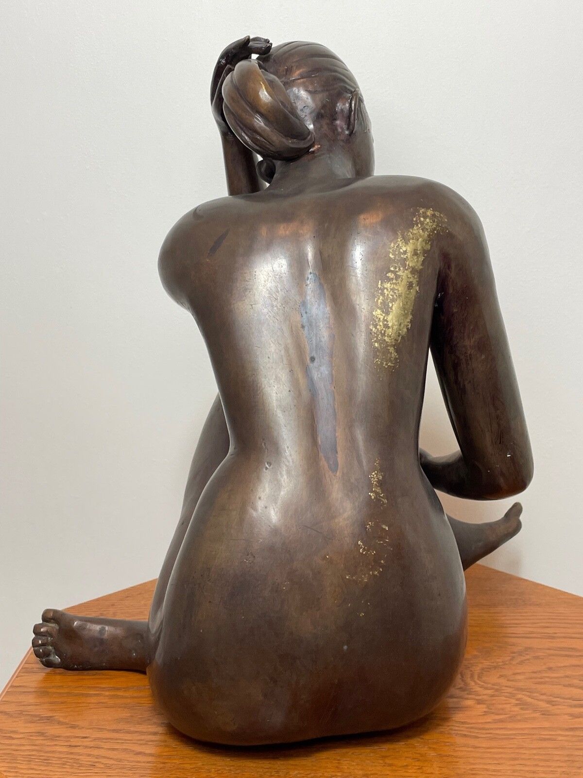 Bronze Seated Nude Woman Sculpture — Follower Of Judy (J.A.) Onder photo 5000.0