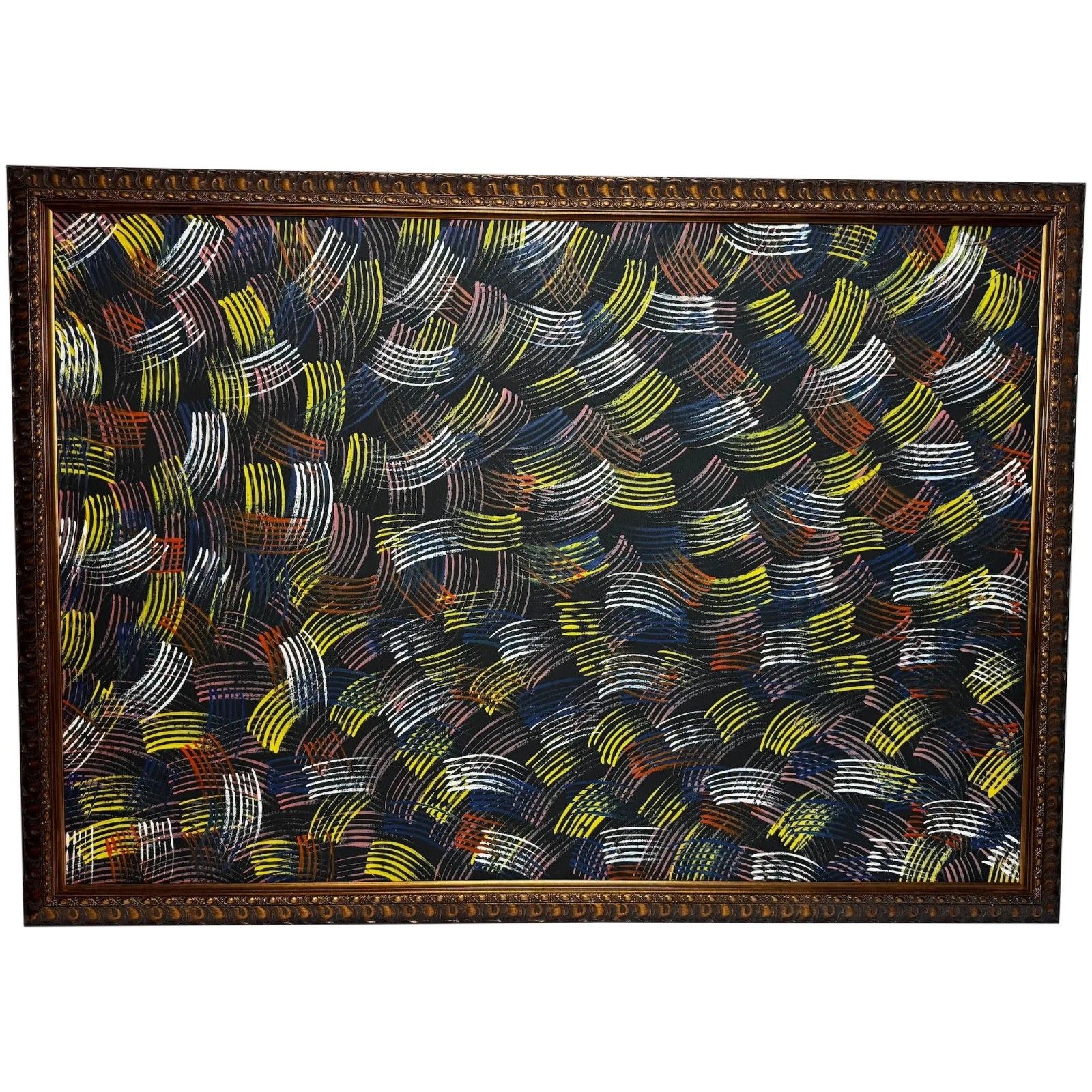 Huge Painting 🔥 Fire Dreaming By Jean Hudson Nampijinpa C2005