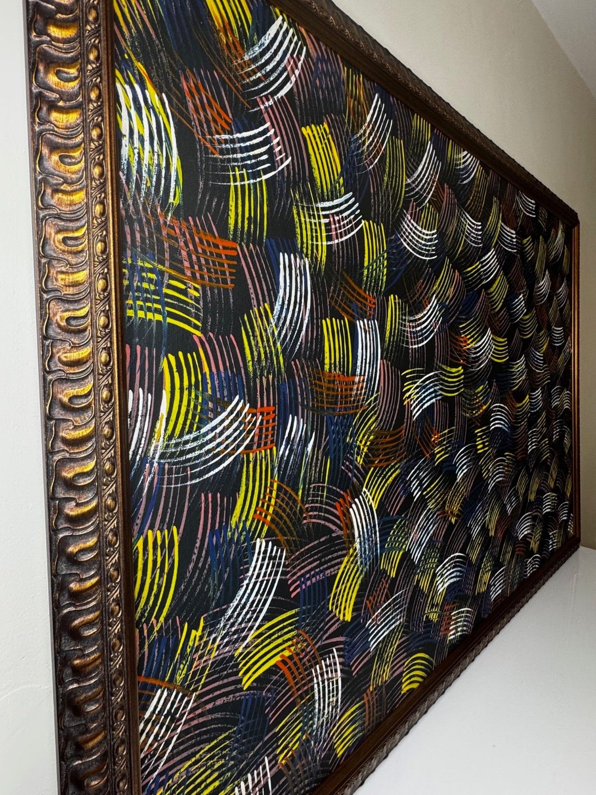 Groot schilderij 🔥 Fire Dreaming van Jean Hudson Nampijinpa, ca. 2005 photo vinterior