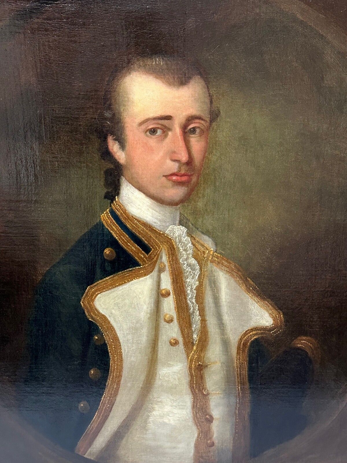 18th Century Oil Portrait Captain Sir Gamaliel Nightingale Attributed To John Simmons The Younger C1760 photo furniture
