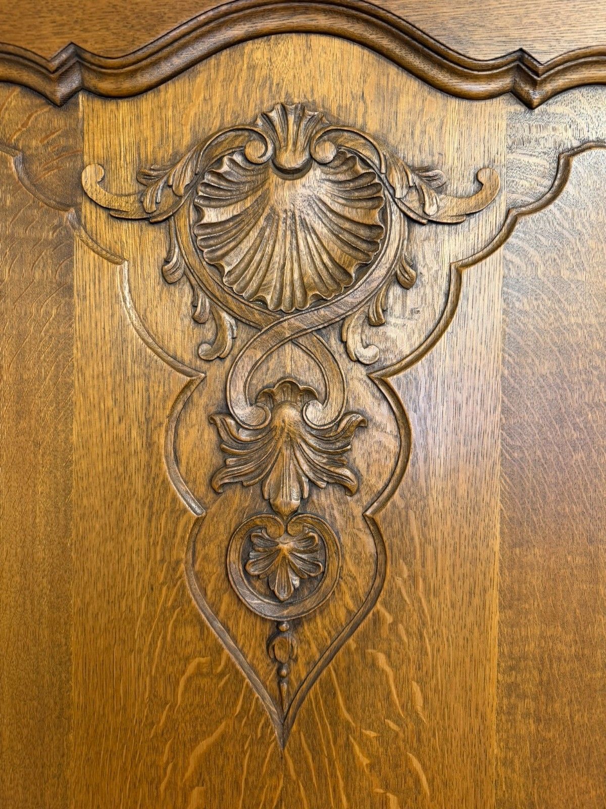photo buy Quality French Oak Three Door Armoire/Wardrobe Circa 1950