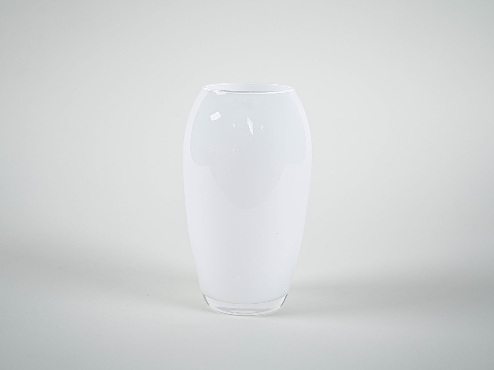 Witte vaas, Deens design, jaren 1970, Made In Denmark photo Woonaccessoires