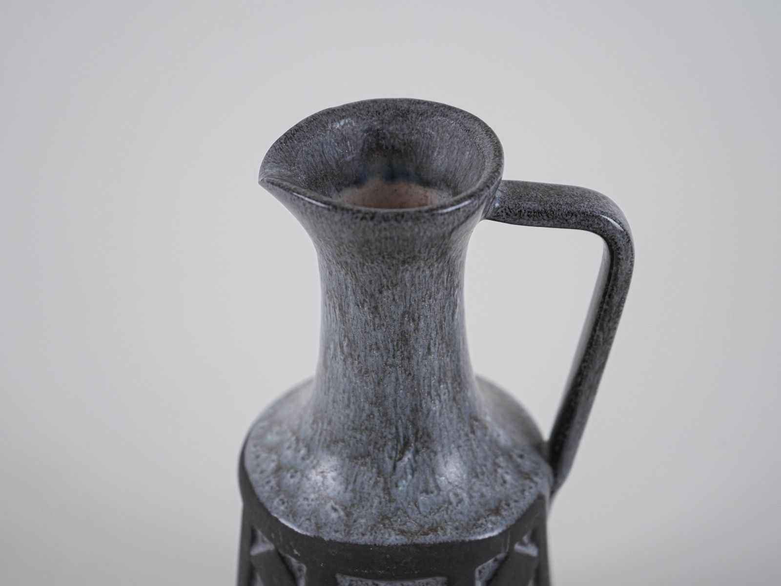 photo furniture Grey Ceramic Vase, Danish Design, 1970s, Manufactured By Frank Keramik