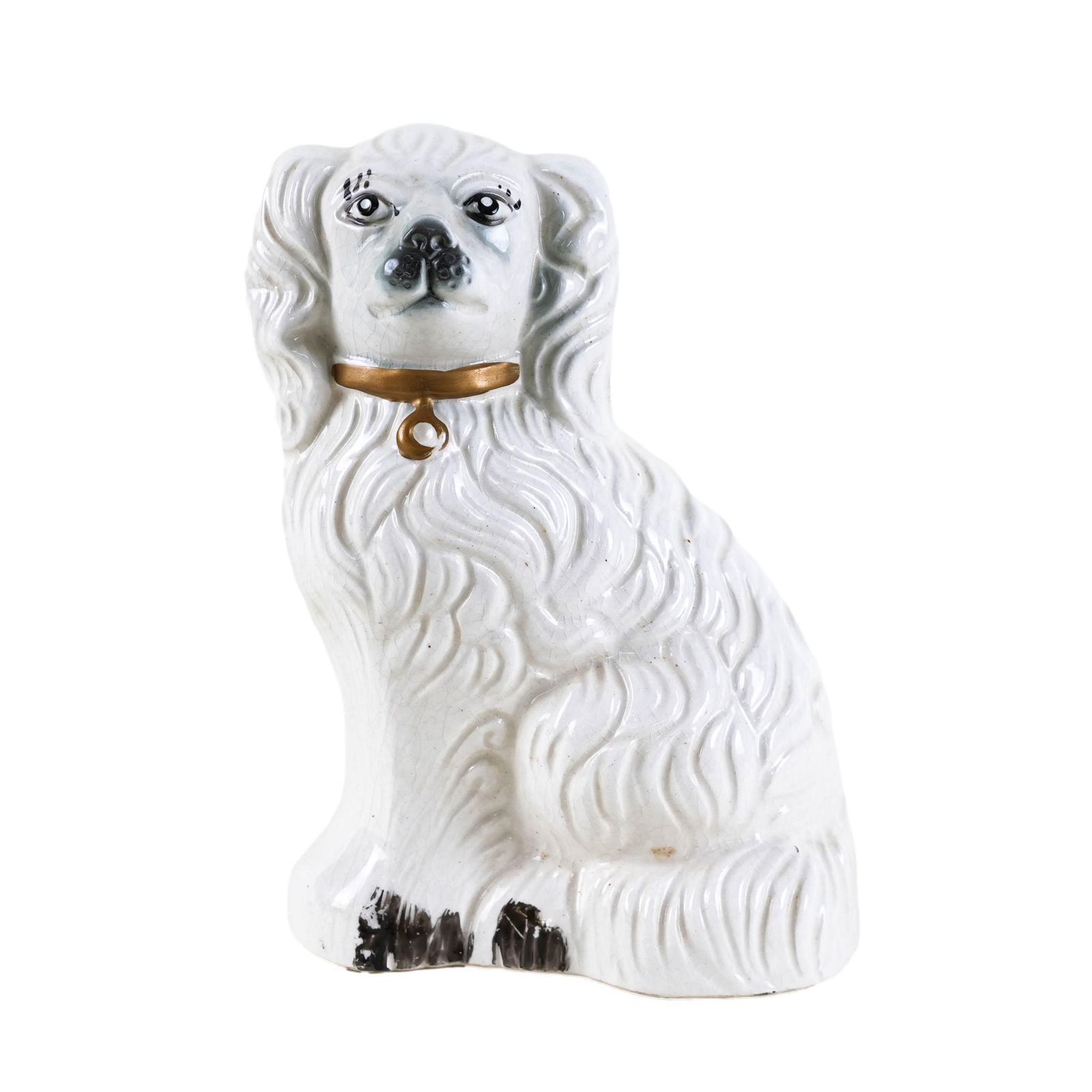 Porseleinen hondenbeeldje, Engelse stijl, ca. jaren 1960, vervaardigd door Beswick England