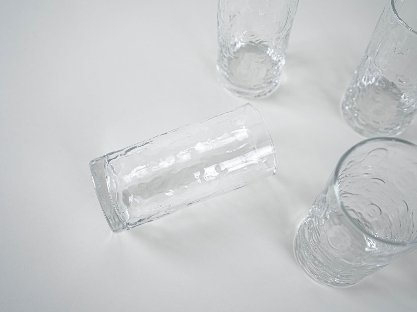Set van zes glazen, Deens design, jaren 1970, gemaakt in Denemarken photo buy