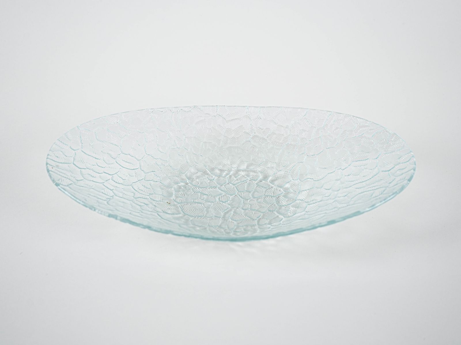 Glass Serving Dish, Danish Design, 1970s, Made In Denmark photo vinterior