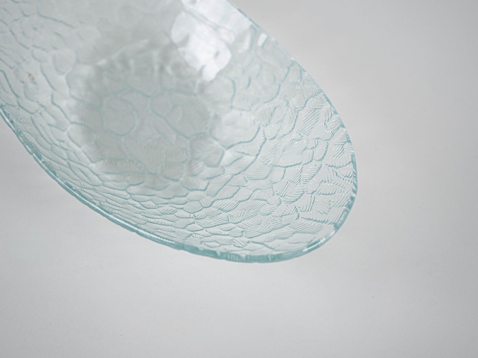Glass Serving Dish, Danish Design, 1970s, Made In Denmark photo vinterior
