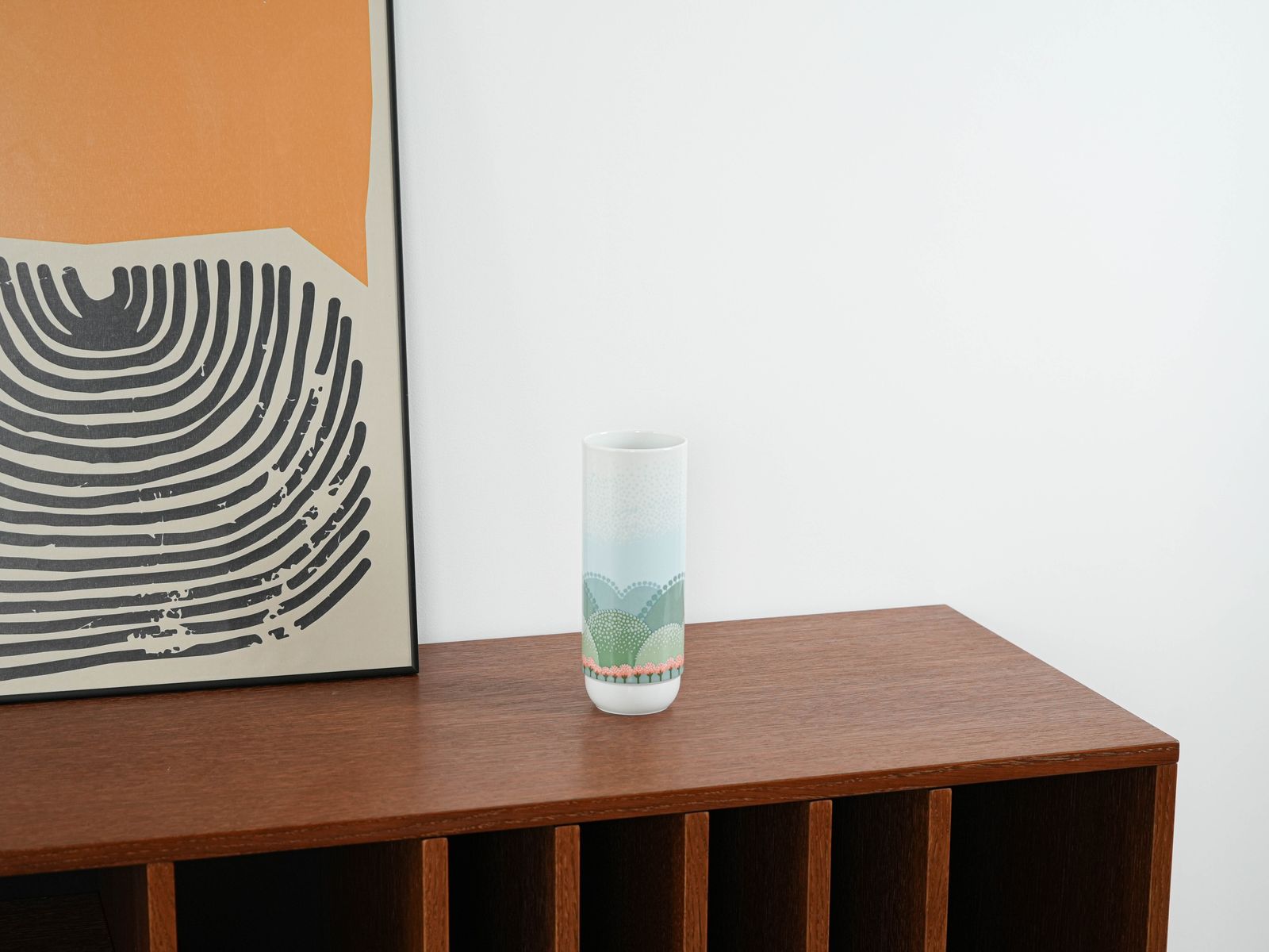 Porseleinen Vaas, Europees Design, Jaren 1970, Ontwerpers: A. Pozzi & I. Rabuzin, Fabrikant: Rosenthal photo furniture