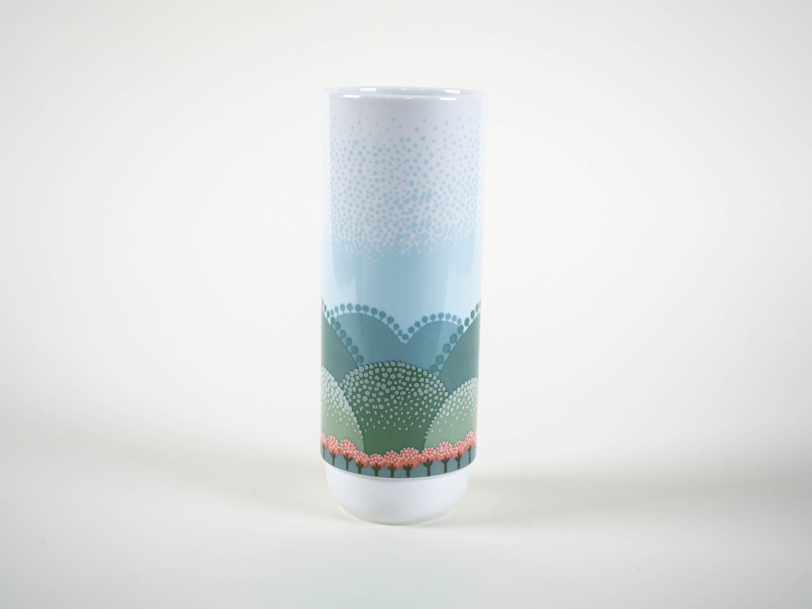 Porseleinen Vaas, Europees Design, Jaren 1970, Ontwerpers: A. Pozzi & I. Rabuzin, Fabrikant: Rosenthal photo Woonaccessoires