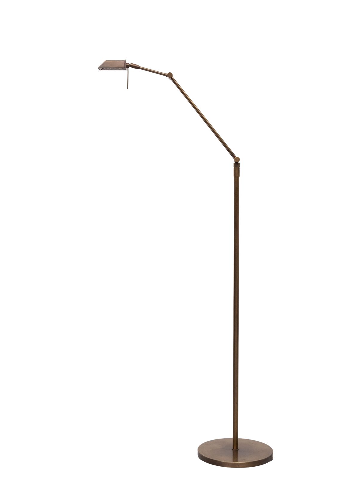 Ben Demmers Verstelbare Bronzen Halogeenstaande Lamp, jaren 1980