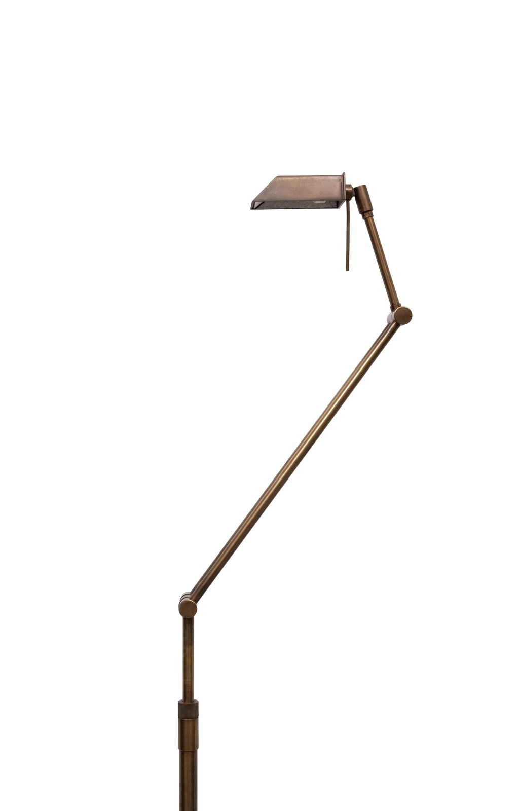 photo furniture Ben Demmers Adjustable Bronze Halogen Floor Lamp 1980s