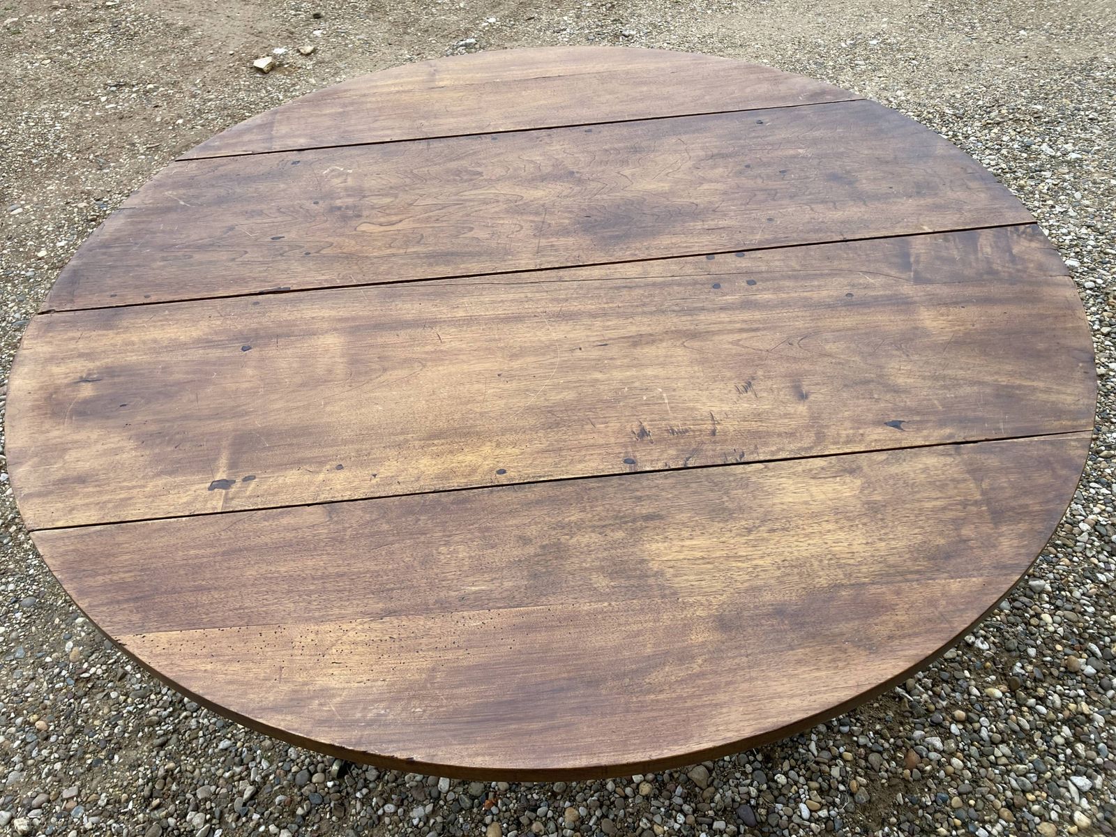 Page 1 Of 13 Round Walnut Table Of 130 Cm In Diameter. photo furniture