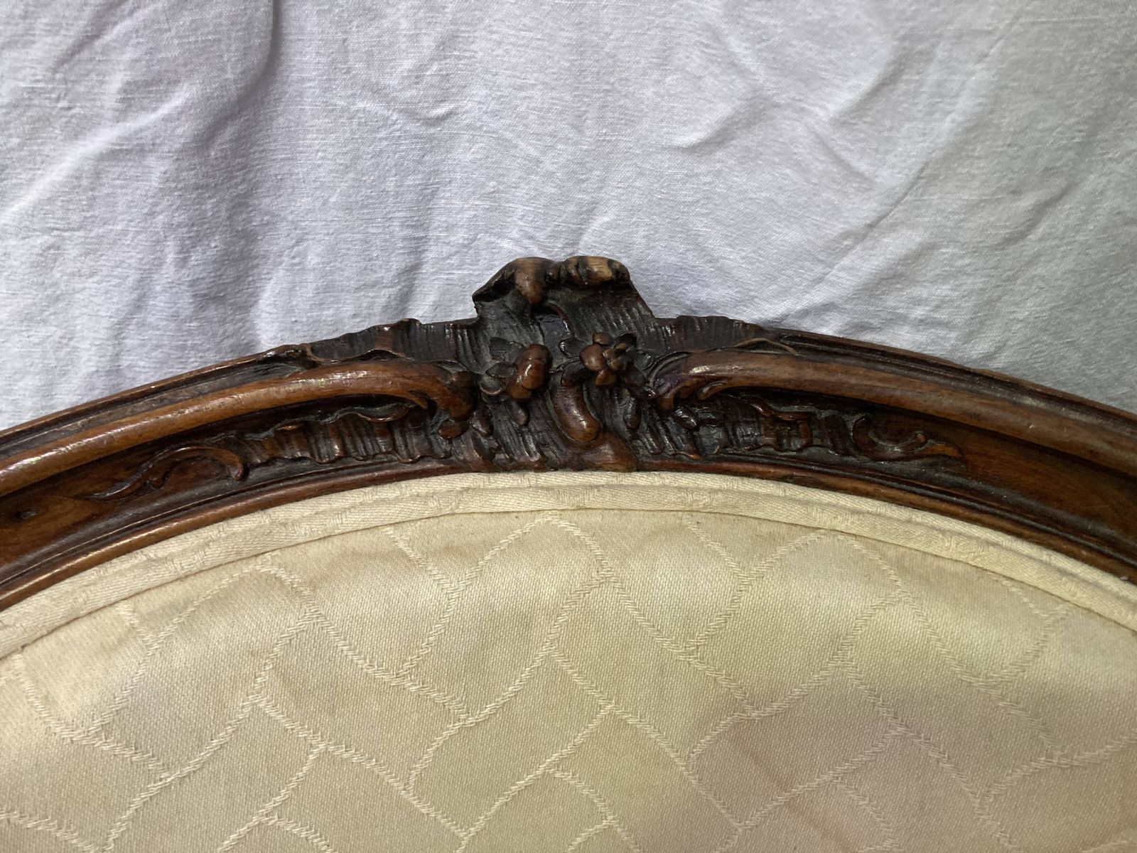 Pair Of Beige Louis XV Style Armchairs. photo 217.0