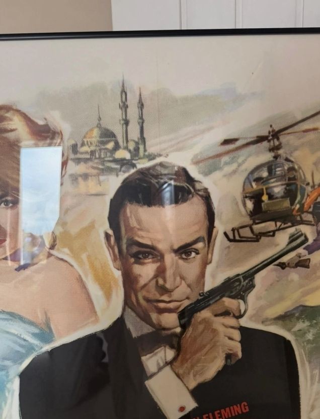 From Russia With Love James Bond Framed Poster Spanish 1974 photo for sale