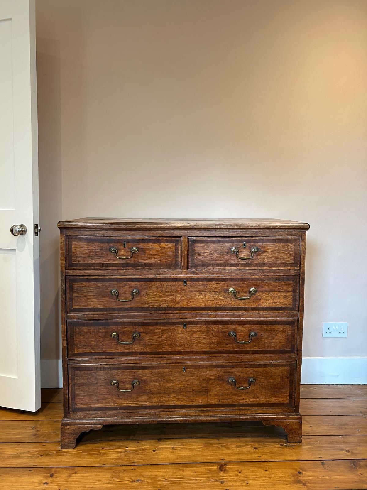 Antique Mahogany Chest Of Drawers
