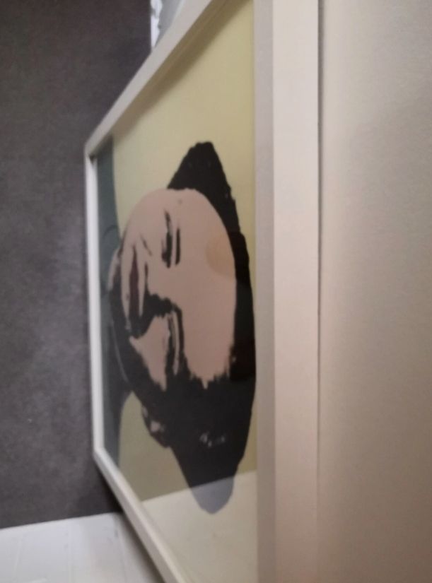 Framed Chairman Mao Warhol Print. 80cm X 90cm. Special Edition Sunday B photo vinterior