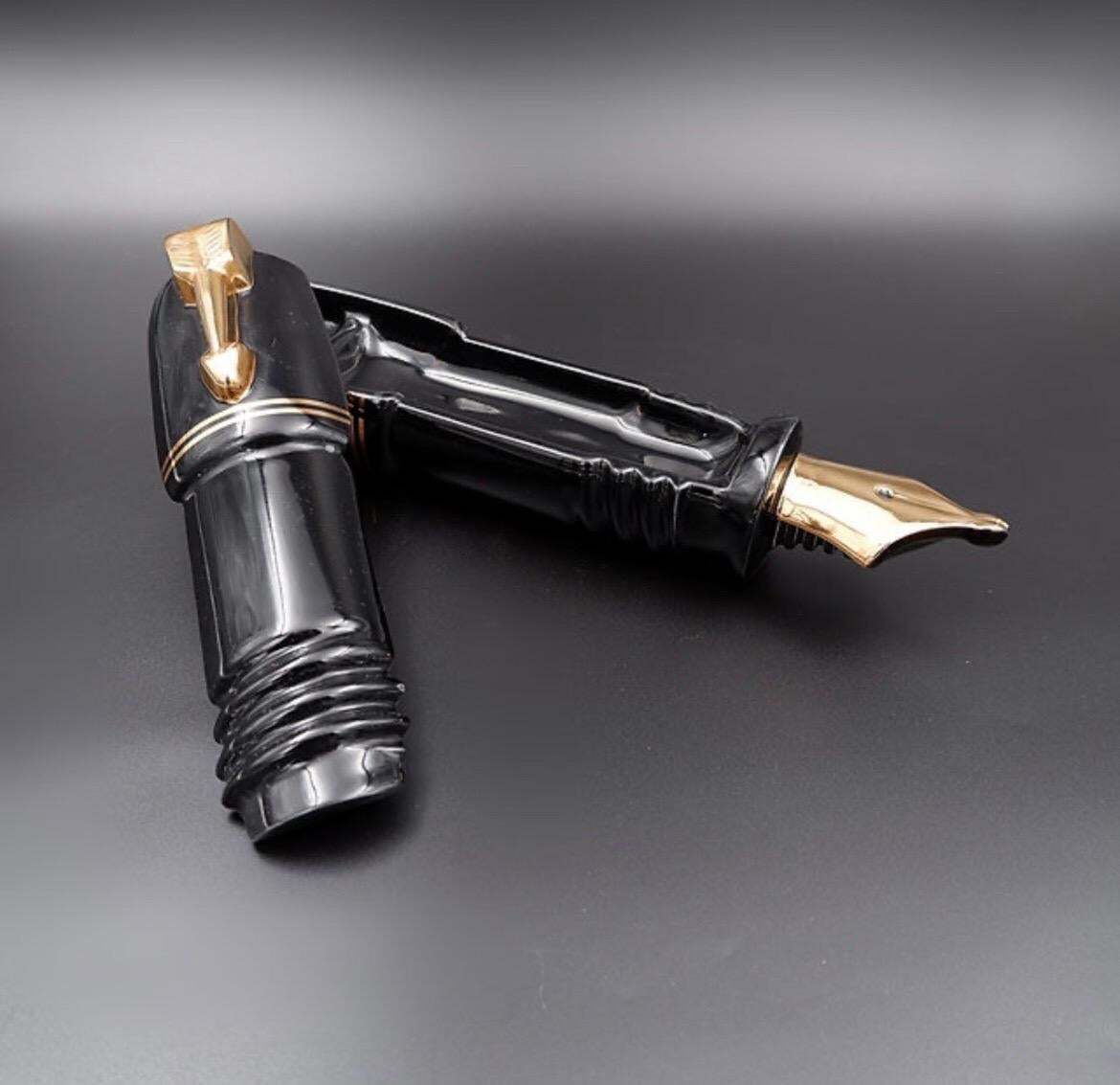 photo for sale The Silver Crane Company English Ceramic Parker Pen Pottery Desk Tidy