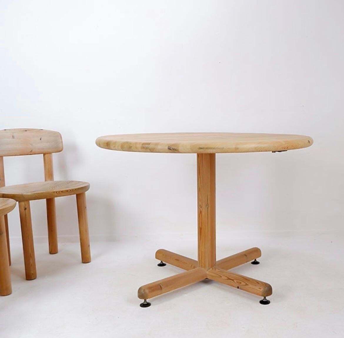 Rainer Daumiller For Hirtshals Savværk A/S Dining Set   Denmark, 1970s photo 2947.0