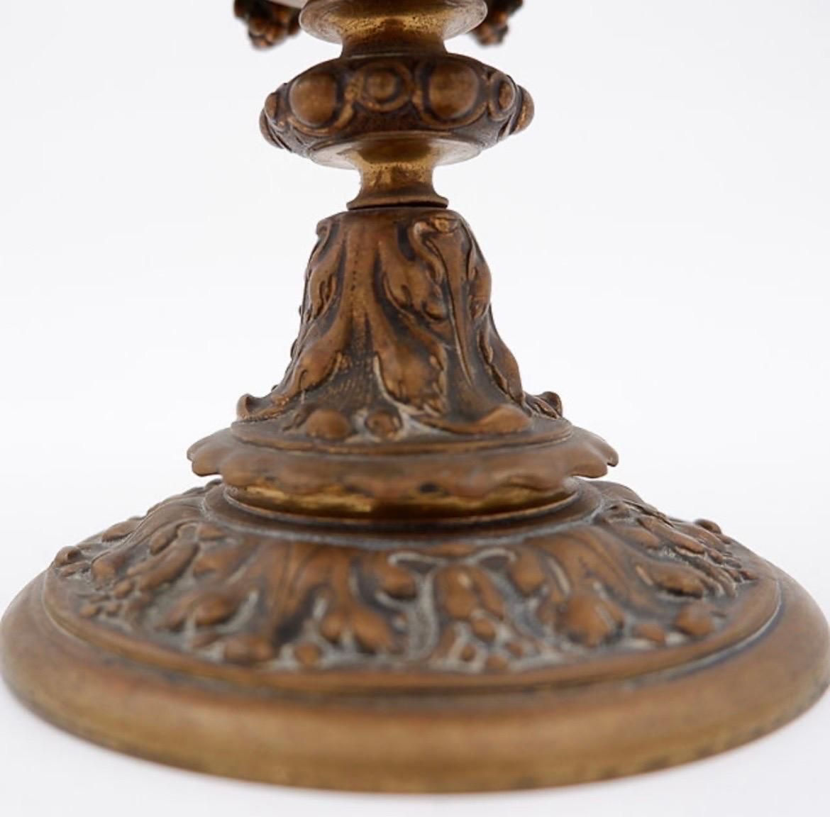 photo furniture Mid Century Bronze Abstract Sculpture In Belle époque Style, 31.5 Cm